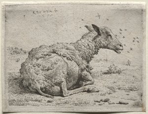 La pecora e le mosche da Karel Dujardin