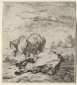 I due cavalli da Karel Dujardin