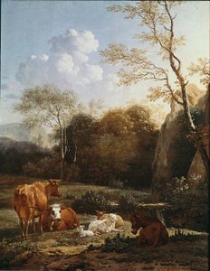 Il bocage animale vicino a un ruscello