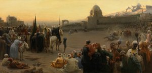 Fantasia in Egitto (olio su tela)