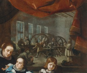 La famiglia del tagliatore di pietre preziose Dionisio Miseroni