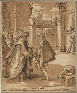 La partenza del figliol prodigo da Karel van Mander I