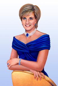 Sua Altezza Reale la Principessa del Galles Diana Frances, nata Spencer da Karen Humpage