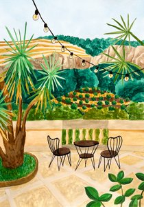 Splendida vista sul patio da Karen Menzenbach