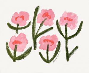 Fiori rosa moderni