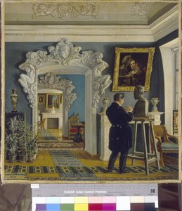 Lo scultore Ivan P. Vitali al lavoro da Karl Fridrikh Petrovich Bodri