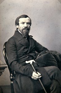Michail Pogodin, storico e giornalista russo, anni 1850 da Karl August Bergner
