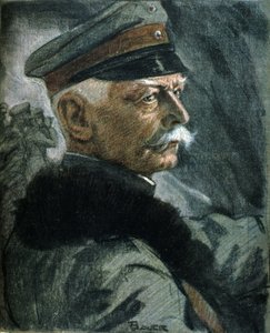 Ritratto del soldato tedesco Erich von Falkenhayn da Karl Bauer