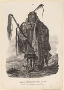 Un indiano Monitari da Karl Bodmer