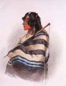 Kiasax Piegan Blackfeet Man da Karl Bodmer