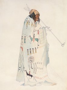 Uomo dei Piegan Blackfeet da Karl Bodmer