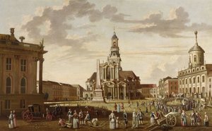 Vecchio mercato di Potsdam e chiesa di San Nicola| da Karl Christian Wilhelm Baron