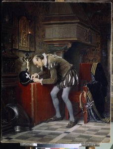 Alla vigilia della notte di San Bartolomeo - Gun (Hun), Karl Fyodorovich (1830-1877) - 1868 - Olio su tela - 115x89,5 - Museo Russo di Stato, San Pietroburgo