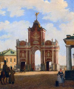 La Porta Rossa a Mosca, 1844