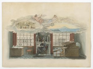Berlino, Klosterstraße. Istituto del commercio. Beuth nella sua residenza di servizio da Karl Friedrich Schinkel