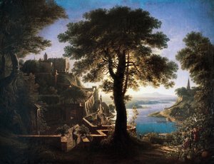 Castello sul fiume da Karl Friedrich Schinkel