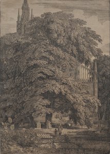 Chiesa Gotica tra le Querce da Karl Friedrich Schinkel