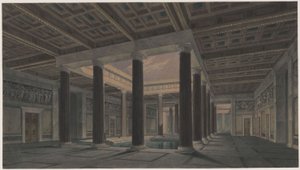 Palazzo Orianda in Crimea. Progetto antico. Grande atrio da Karl Friedrich Schinkel