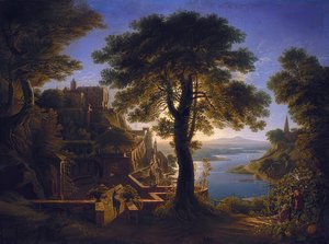 Castello sul fiume da Karl Friedrich Schinkel