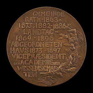 Iscrizione [retro], 1897 da Karl Gindra