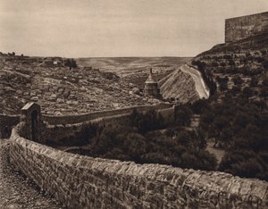 Gerusalemme, vista della valle del Kidron