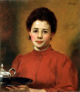 Una donna in rosso, 1904