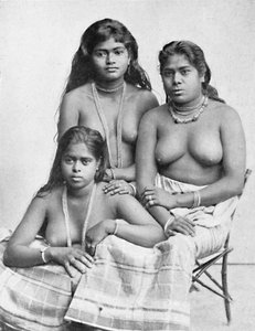 Tre ragazze tamil del Deccan, 1902 da Karl Hagenbeck