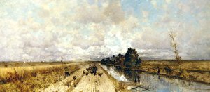 Strada lungo il canale da Karl Heffner