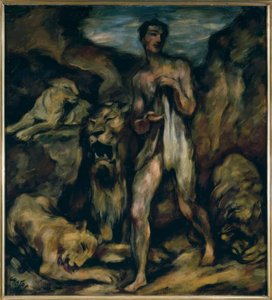 Daniele nella fossa dei leoni da Karl Hofer