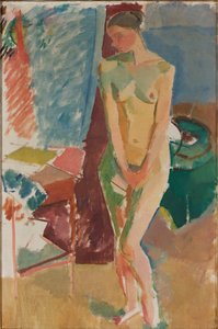 Nudo in piedi da Karl Isakson