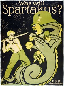 Rivoluzione tedesca 1918-1919 La Lega Spartachista (Spartakusbund) da Karl Jakob Hirsch