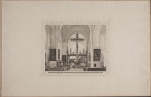 Danese: Interno della cattedrale di Lubecca da Karl Jensen