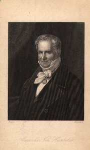 Alexander von Humboldt (1769-1859), inciso da Hinchliff da Karl Joseph (after) Begas
