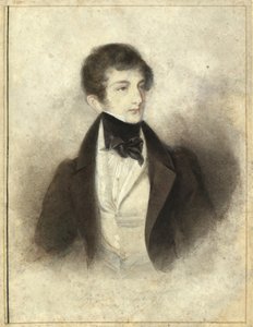 Ritratto del pianista e compositore Sigismund Thalberg 1812-1871, 1829 da Karl Joseph Aloys Agricola