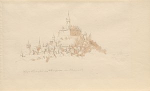 Castello di Lindenfels vicino a Weinheim nell