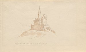 Castello di Windeck vicino a Weinhelm sulla Bergstrasse da Karl Julius Von Leypold