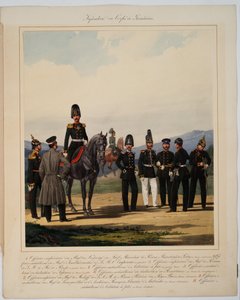 Fanteria del corpo dei granatieri imperiali russi da Karl Karlovich Piratsky