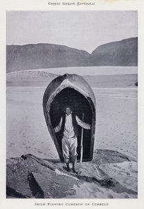 Curragh o coracle da pesca irlandese da Karl Karlovich Piratsky