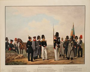 1ª, 2ª e 3ª Divisione Granatieri russa, 1845-1855