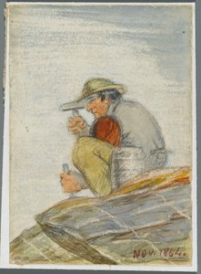 Lavoratore della pietra, 1864 da Karl L.H. Mueller