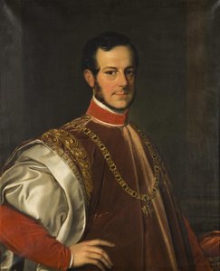 Ritratto del principe Johann Adolf II di Schwarzenberg 1799-1888, 1852