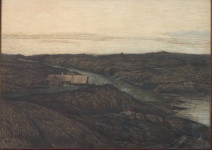 Paesaggio costiero a Bohuslän da Karl Nordström