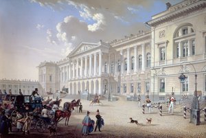 Il Palazzo Mikhailovsky, San Pietroburgo, 1832 da Karl Pavlovich Beggrov
