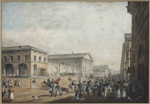 Veduta di Sadovaya Street a San Pietroburgo da Karl Pavlovich Beggrov