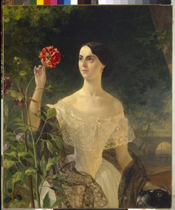 Ritratto della contessa Sophia Bobrinskaya, nata Samoylova (1797-1866) da Karl Pavlovich Bryullov