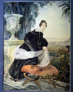 Ritratto della granduchessa di Russia Elisabetta Saltykova da Karl Pavlovich Bryullov