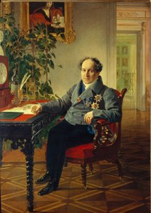 Ritratto del Principe Alexander Nikolayevich Golitsyn 1773-1844, 1840 da Karl Pavlovich Bryullov