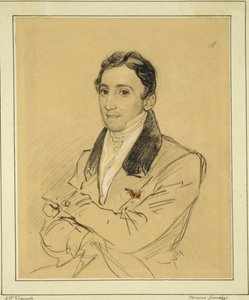 Ritratto dello scrittore Francesco Domenico Guerrazzi 1804-1873, 1834 da Karl Pavlovich Bryullov
