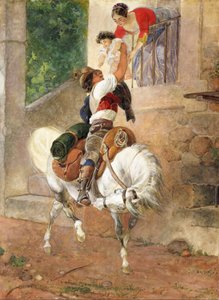 Ritorno a casa di un pastore romano, 1851-1852 da Karl Pavlovich Bryullov