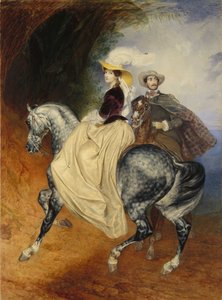 I cavalieri. Ritratto di Eugeny ed Emily Mussard da Karl Pavlovich Bryullov